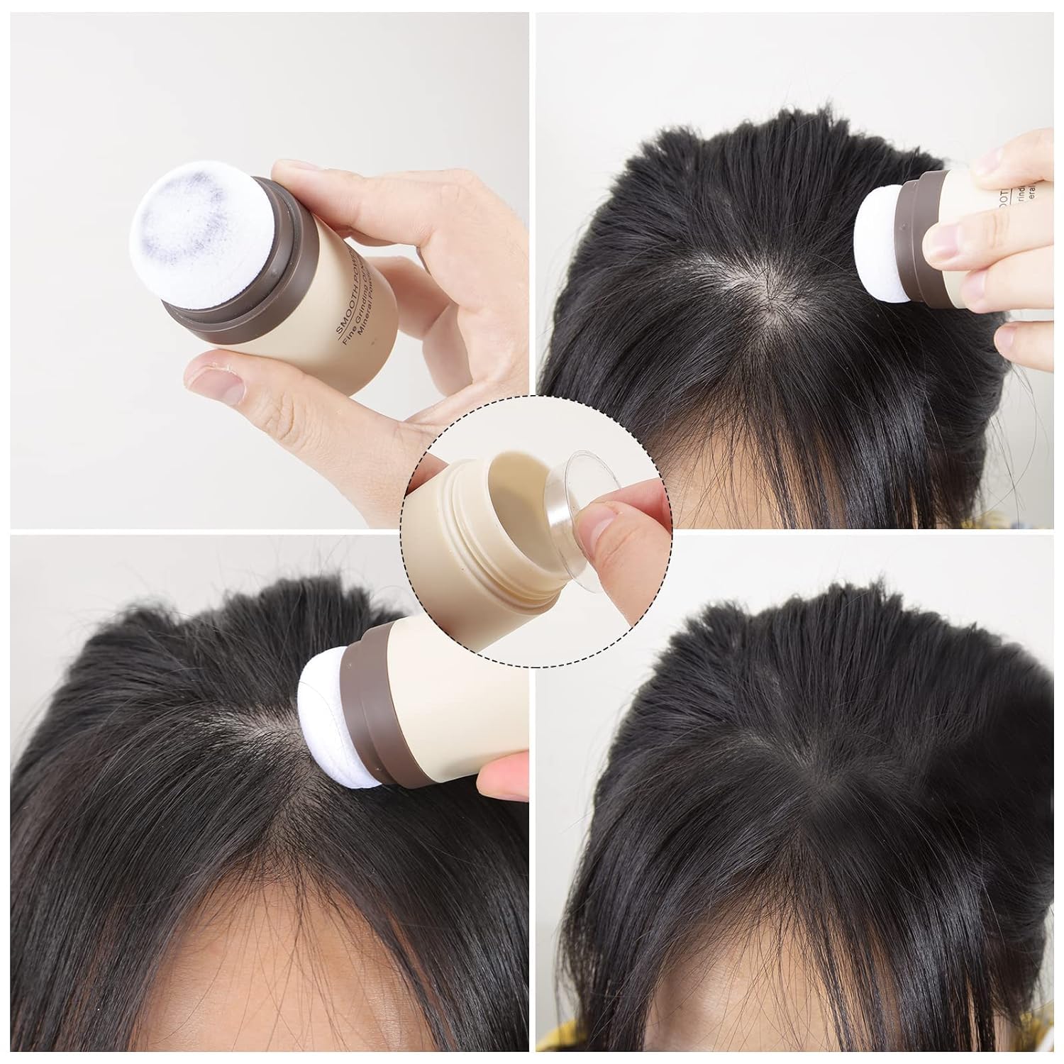 Amazon | Boobeen 薄い髪のためのヘアパウダー、ルートタッチアップ